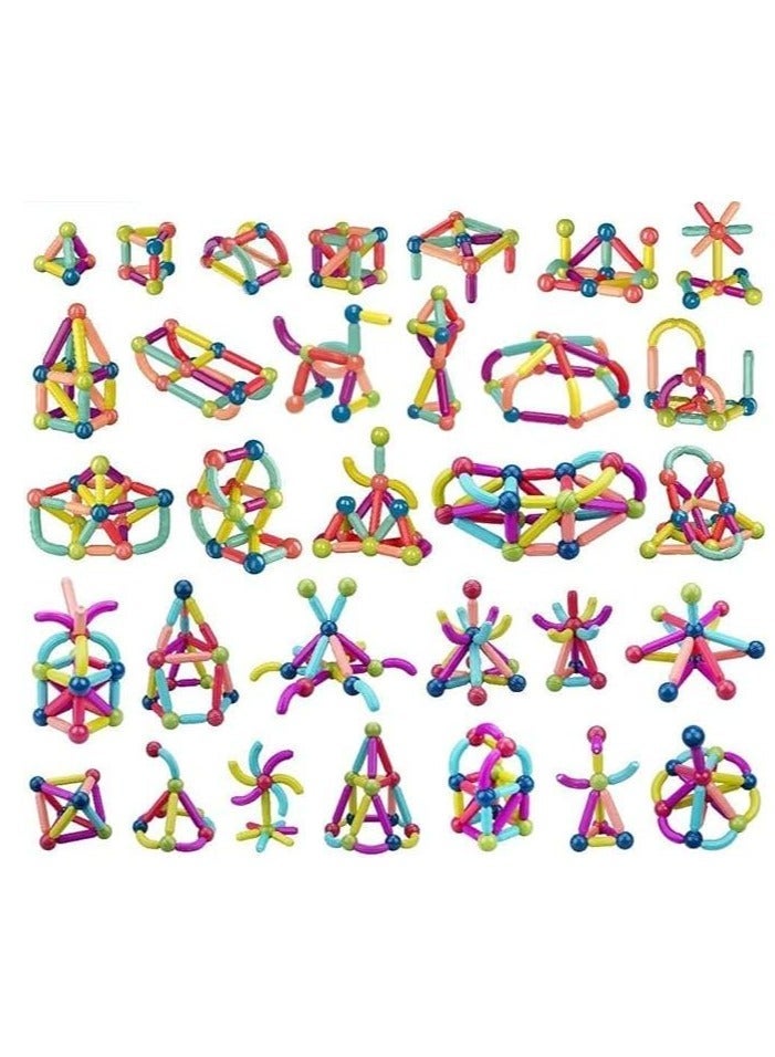 42 PCS Magnetic Building Toys With Storage Box for Kids, Magnet Blocks Sticks & Ball Creativity Game, Development Kit for Preschool Girls, Boys Ideal Gift Set - Image 4